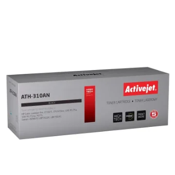 Picture of Activejet ATH-310AN Toner (Replacement for Hp 126A CE310A, Canon CRG-729B; Premium; 1200 Pages; Black) - ATH-310AN