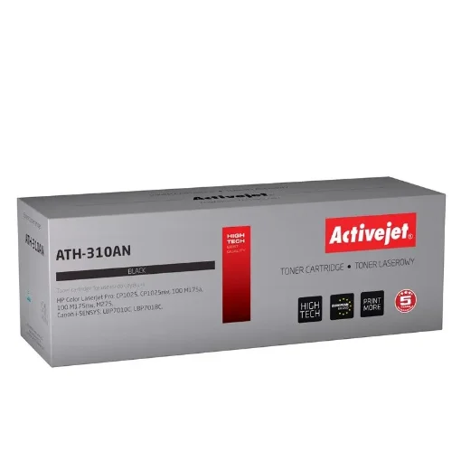 Picture of Activejet ATH-310AN Toner (Replacement for Hp 126A CE310A, Canon CRG-729B; Premium; 1200 Pages; Black) - ATH-310AN