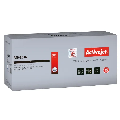 Picture of Activejet ATH-103N Toner (Replacement for Hp 103A W1103A; Supreme; 2500 Pages; Black) - ATH-103N
