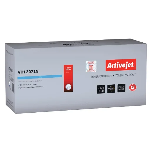 Picture of Activejet ATH-2071N Toner (Replacement for Hp 117A 2071A; Supreme; 700 Pages; Cyan) - ATH-2071N