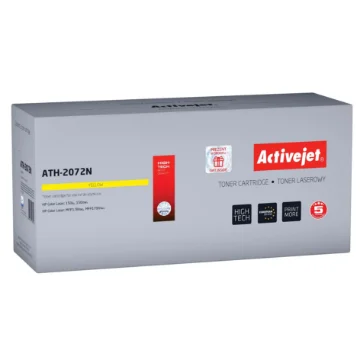 Picture of Activejet ATH-2072N Toner (Replacement for Hp 117A 2072A; Supreme; 700 Pages; Yellow) - ATH-2072N