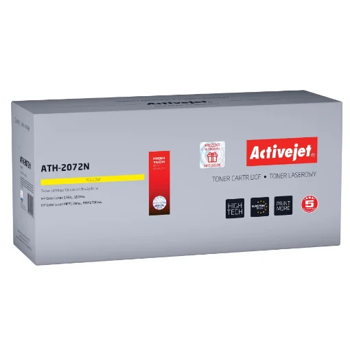 Picture of Activejet ATH-2072N Toner (Replacement for Hp 117A 2072A; Supreme; 700 Pages; Yellow) - ATH-2072N