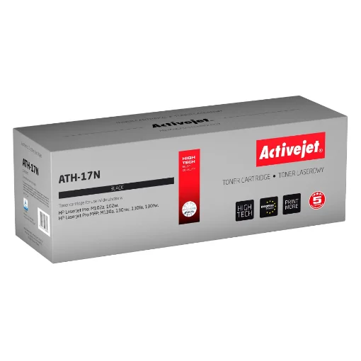 Picture of Activejet ATH-17N Toner (Replacement for Hp 17A CF217A; Supreme; 1600 Pages; Black) - ATH-17N