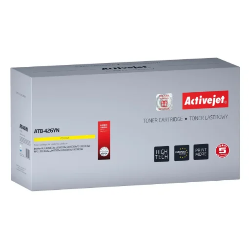 Picture of Activejet ATB-426YN Toner (Replacement for Brother TN-426Y; Supreme; 6500 Pages; Yellow) - ATB-426YN