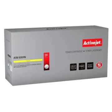 Picture of Activejet ATB-326YN Toner (Replacement for Brother; TN-326Y; Supreme; 3500 Pages; Yellow) - ATB-326YN