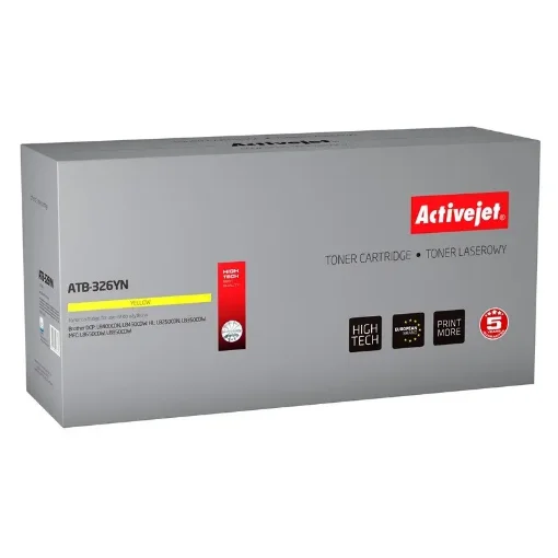 Picture of Activejet ATB-326YN Toner (Replacement for Brother; TN-326Y; Supreme; 3500 Pages; Yellow) - ATB-326YN