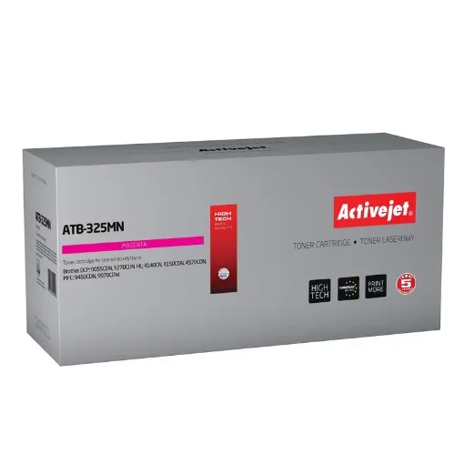 Picture of Activejet ATB-325MN Toner (Replacement for Brother TN-325M; Supreme; 3500 Pages; Magenta) - ATB-325MN