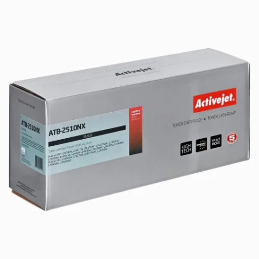 Picture of Activejet ATB-2510NX Toner for Brother Printers; Replacement Brother TN2510XL; Supreme; 3000 Pages; Black) - ATB-2510NX