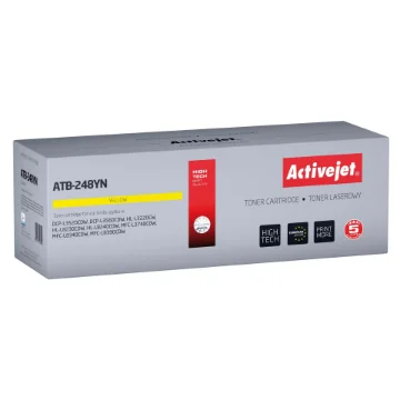 Picture of Activejet ATB-248YN Toner for Brother Printers; Replacement Brother TN248Y; Supreme; 1000 Pages; Yellow) - ATB-248YN