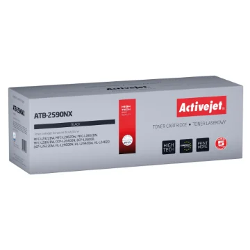 Picture of Activejet ATB-2590NX Toner for Brother Printers; Replacement Brother TN2590XL; Supreme; 3000 Pages; Black) - ATB-2590NX