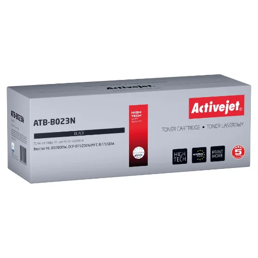 Picture of Activejet ATB-B023N Toner (Replacement for Brother TN-B023; Supreme; 2000 Pages; Black) - ATB-B023N