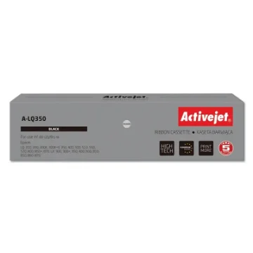 Picture of Activejet A-LQ350 Ink Ribbon (Replacement for Epson S015633; Supreme; 2.500.000 Characters; Black) - A-LQ350