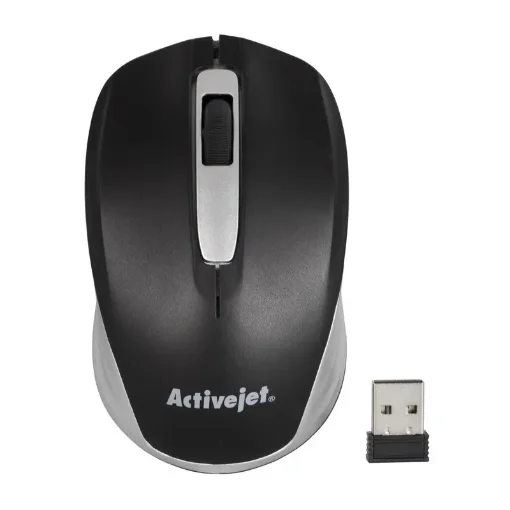 Picture of Activejet Amy-313 Wireless Computer Mouse (Optical; 1200 Dpi; Black) - Amy-313