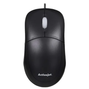 Picture of Activejet Amy-146 Wired Computer Mouse (Optical; 1000 Dpi; Black) - Amy-146