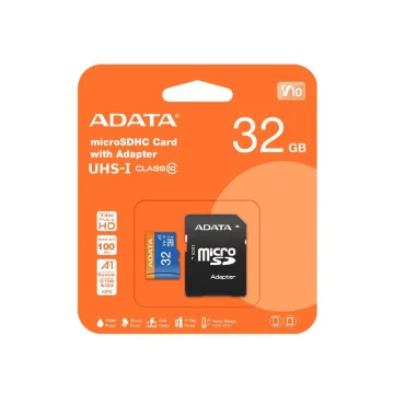 Picture of Adata 32GB, Microsdhc, Class 10 Uhs-I - AUSDH32GUICL10A1-RA1