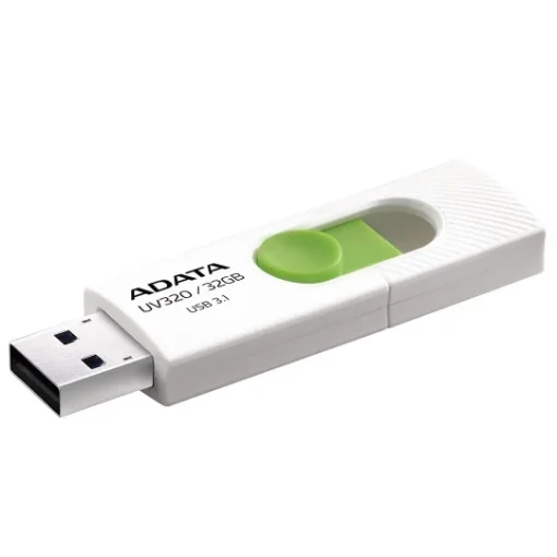 Picture of Adata UV320 Usb Flash Drive 32 Gb Usb Type-A 3.2 Gen 1 (3.1 Gen 1) Green, White - AUV320-32G-RWHGN