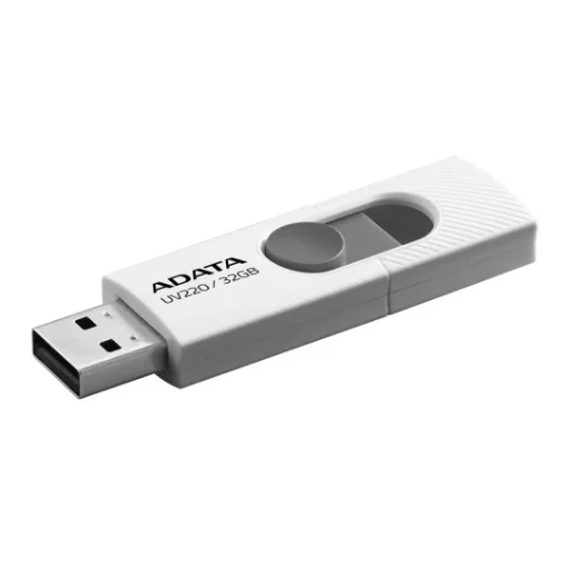 Picture of Adata UV220 Usb Flash Drive 32 Gb Usb Type-A 2.0 Grey, White - AUV220-32G-RWHGY