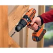 Picture of Black & Decker BDCH188N-XJ Drill 1350 Rpm Black  Orange - BDCH188N-XJ