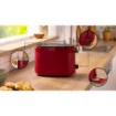 Picture of Bosch Tat2m124 Toaster 6 2 Slice(S) 950 W Red - Tat2m124