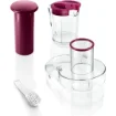 Picture of Bosch Mes25c0 Juice Maker Centrifugal Juicer 700 W Cherry (Fruit), Transparent, White - Mes 25C0