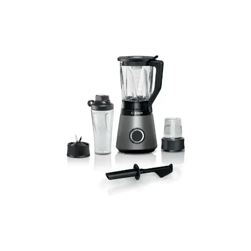 Picture of Bosch Serie 4 MMB6177S Blender 1.5 L Tabletop Blender 1200 W Black, Silver - MMB6177S