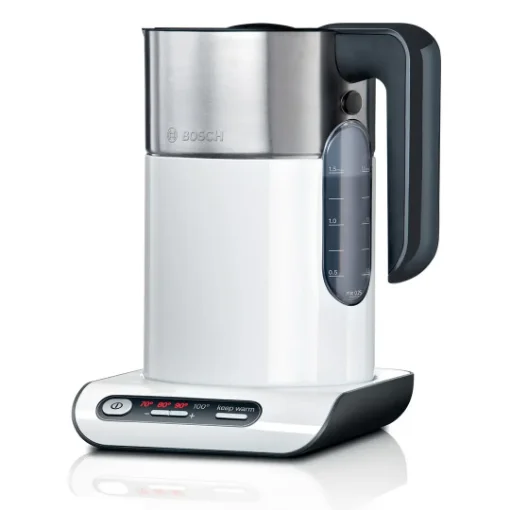 Picture of Bosch TWK8611P Electric Kettle 1.5 L 2400 W Anthracite, Stainless Steel, White - Twk 8611P