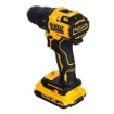 Picture of Dewalt Dcd708d2t-Qw Power Screwdriver/Impact Driver Black Yellow 1650 Rpm - Dcd708d2t-Qw