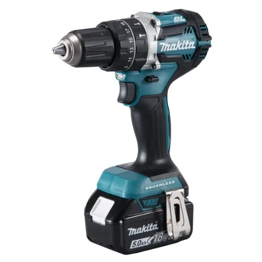 Picture of Makita DHP484RTJ Drill Central Lock 1.8 Kg Black  Blue - DHP484RTJ