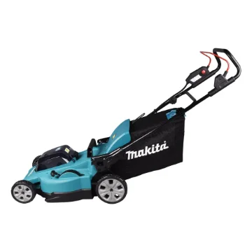 Picture of Makita DLM480Z Lawn Mower Push Lawn Mower Battery Black  Turquoise - DLM480Z