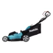 Picture of Makita DLM480Z Lawn Mower Push Lawn Mower Battery Black  Turquoise - DLM480Z