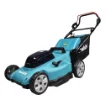Picture of Makita DLM480Z Lawn Mower Push Lawn Mower Battery Black  Turquoise - DLM480Z