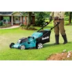 Picture of Makita DLM480Z Lawn Mower Push Lawn Mower Battery Black  Turquoise - DLM480Z