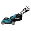Picture of Makita DLM481Z Lawn Mower Push Lawn Mower Battery Black  Blue  Metallic - DLM481Z