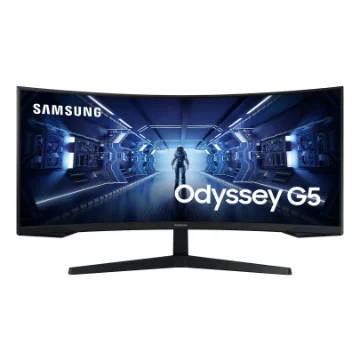 Picture of Samsung G55T Computer Monitor 86.4 Cm (34") 3440 X 1440 Pixels Ultrawide Quad Hd Led Black - Lc34g55twwpxen