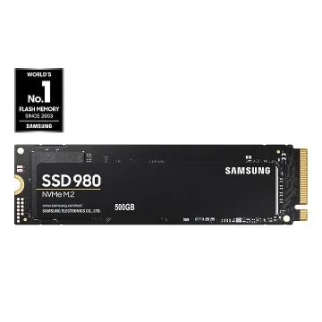 Picture of Samsung 980 500 Gb M.2 Pci Express 3.0 Nvme V-Nand - Mz-V8v500bw