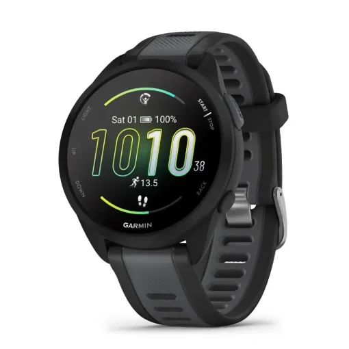 Picture of Garmin Forerunner 165 3.05 Cm (1.2") Amoled Digital 390 X 390 Pixels Touchscreen Black Gps (Satellite) - 010-02863-20