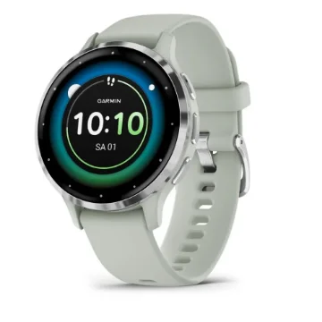 Picture of Garmin Venu 3S 3.05 Cm (1.2") Amoled 41 Mm Digital 390 X 390 Pixels Touchscreen Grey, Silver Wi-Fi Gps (Satellite) - 010-02785-01