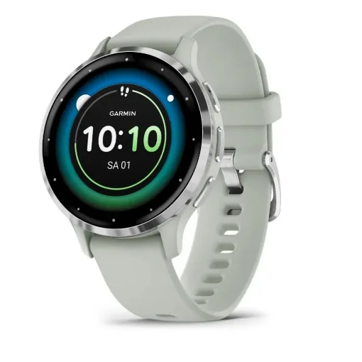 Picture of Garmin Venu 3S 3.05 Cm (1.2") Amoled 41 Mm Digital 390 X 390 Pixels Touchscreen Grey, Silver Wi-Fi Gps (Satellite) - 010-02785-01