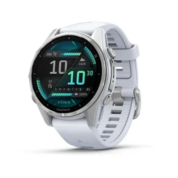Picture of Garmin Fenix 8 3.3 Cm (1.3") Amoled 43 Mm Digital 416 X 416 Pixels Touchscreen Silver Wi-Fi Gps (Satellite) - 010-02903-00