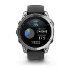 Picture of Garmin Fenix E 3.3 Cm (1.3") Amoled 47 Mm Digital 454 X 454 Pixels Touchscreen Stainless Steel Wi-Fi Gps (Satellite) - 010-03025-00