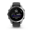 Picture of Garmin Fenix E 3.3 Cm (1.3") Amoled 47 Mm Digital 454 X 454 Pixels Touchscreen Stainless Steel Wi-Fi Gps (Satellite) - 010-03025-00