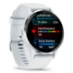 Picture of Garmin Venu 3 3.56 Cm (1.4") Amoled 45 Mm Digital 454 X 454 Pixels Touchscreen Silver, White Wi-Fi Gps (Satellite) - 010-02784-00