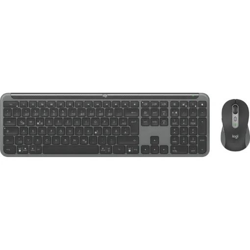 Picture of Logitech 920-012504 Keyboard Mouse Included Office Rf Wireless + Bluetooth Qwertz German Graphite - 920-012504