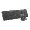 Picture of Logitech 920-012504 Keyboard Mouse Included Office Rf Wireless + Bluetooth Qwertz German Graphite - 920-012504
