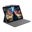 Picture of Logitech 920-011423 Mobile Device Keyboard Qwertz German Bluetooth Grey - 920-011423