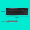 Picture of Logitech 920-004508 Keyboard Mouse Included Home Rf Wireless Qwerty Us International Black - 920-004508