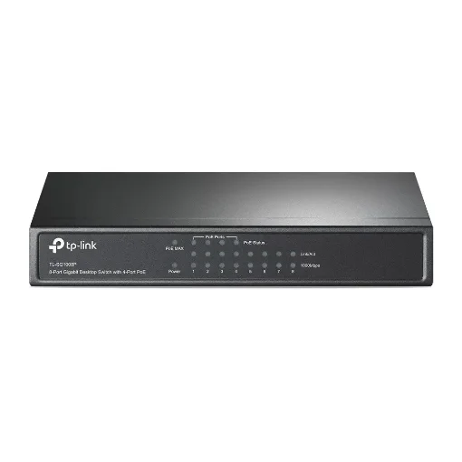 Picture of Tp-Link TL-SG1008P Network Switch Unmanaged Gigabit Ethernet (10/100/1000) Power Over Ethernet (Poe) Hazelnut - TL-SG1008P