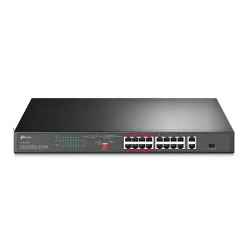 Picture of Tp-Link 16-Port 10/100 Mbps + 2-Port Gigabit Rackmount Poe Switch with 16-Port Poe+ - TL-SL1218P
