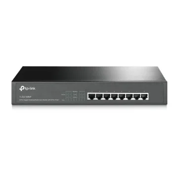 Picture of Tp-Link TL-SG1008MP Network Switch Unmanaged Gigabit Ethernet (10/100/1000) Power Over Ethernet (Poe) Black - TL-SG1008MP