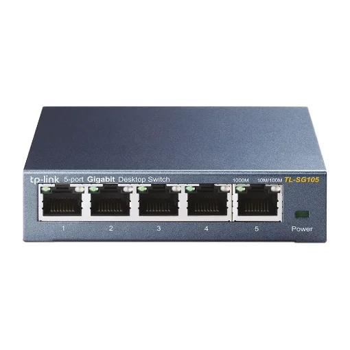 Picture of Tp-Link TL-SG105 Network Switch Unmanaged L2 Gigabit Ethernet (10/100/1000) Black - TL-SG105